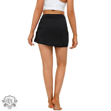 High Waist Anti-Exposure Yoga Culottes Quick-Drying Running Fitness Short Skirt Tennis Sports Shorts Summer - Quality Home Clothing| Beauty