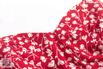 Red Floral Print Summer Cami Dress - QH Clothing