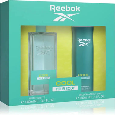 Reebok Cool Your Body Women Gift Set 100ml EDT + 150ml Body Spray - Fragrance