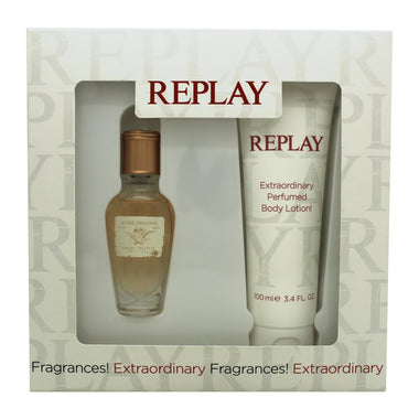 Replay Jeans Original for Her Presentset 20ml EDT Sprej + 100ml Body Lotion - Fragrance