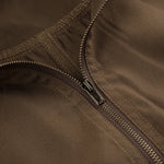 Retro Brown Slim Workwear Jacket - QH Clothing