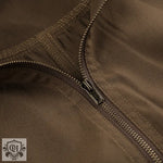 Retro Brown Slim Workwear Jacket - QH Clothing