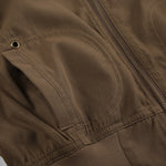 Retro Brown Slim Workwear Jacket - QH Clothing