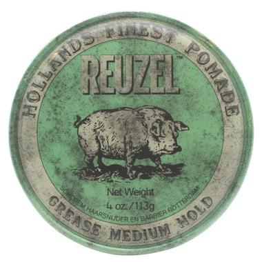 Reuzel Green Medium Hold Grease Pomade 113g - Hair Care