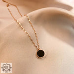 Reversible Round Double-Sided Pendant Necklace: A Trendy and Cool Style Accessory -  QH Clothing