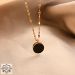 Reversible Round Double-Sided Pendant Necklace: A Trendy and Cool Style Accessory -  QH Clothing