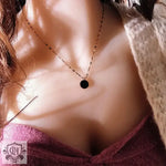 Reversible Round Double-Sided Pendant Necklace: A Trendy and Cool Style Accessory -  QH Clothing