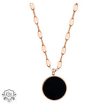 Reversible Round Double-Sided Pendant Necklace: A Trendy and Cool Style Accessory -  QH Clothing