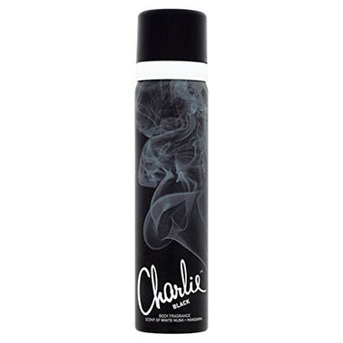 Revlon Charlie Black Body Spray 75ml - Shower & Body Care