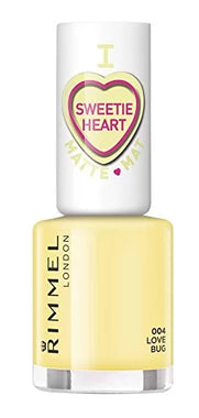 Rimmel Sweetie Heart Velvet Matte Nail Polish 8ml - Love Bugs - Cosmetics