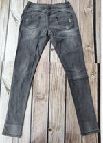 Ripped Slimming Denim Skinny Jeans - QH Clothing