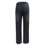 Ripped High Rise Denim Trousers - QH Clothing