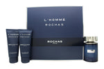 Rochas L’Homme Rochas Presentset 100ml EDT + 100ml Shower Gel + 100ml Body Lotion - Fragrance