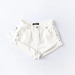 Summer Denim Elastic Waist Shorts - QH Clothing