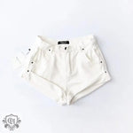 Summer Denim Elastic Waist Shorts - QH Clothing