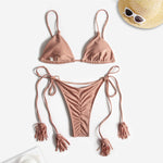 Sexy Boho Rope Bikini Swimsuit - QH Clothing