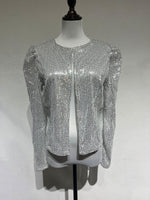 Sequin Cardigan: Autumn Chic - QH Clothing