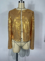 Sequin Cardigan: Autumn Chic - QH Clothing