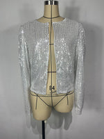 Sequin Cardigan: Autumn Chic - QH Clothing