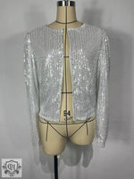 Sequin Cardigan: Autumn Chic - QH Clothing