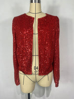 Sequin Cardigan: Autumn Chic - QH Clothing