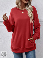 Brushed Hoody with Pocket: Loose Fit - QH Clothing