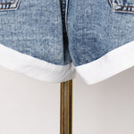 "Ruffled Denim Shorts – Summer Chic" - QH Clothing