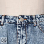 "Ruffled Denim Shorts – Summer Chic" - QH Clothing