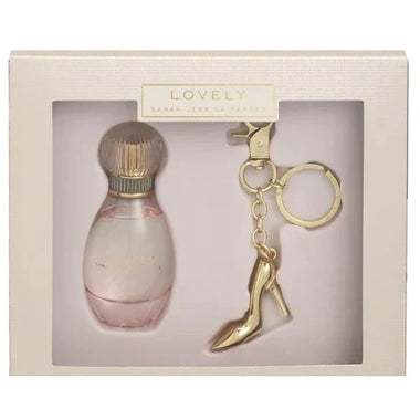 Sarah Jessica Parker Lovely Gift Set 30ml EDP + Gold Shoe Keyring - Fragrance