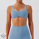 Spring Summer Nude Feel Yoga Clothes Tight Sports Underwear Women's Training Running Quick Drying Workout Yoga Bra - Quality Home Clothing| Beauty