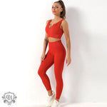 Seamless Yoga Bra & Trousers Set - Clothing