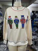 Sequin Christmas Sweater Top - QH Clothing