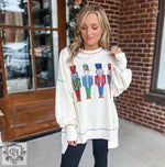 Sequin Christmas Sweater Top - QH Clothing