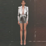 Sequin Jacket & Skirt Set - Clothing