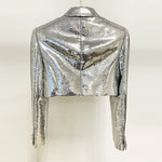 Sequin Jacket & Skirt Set - Clothing