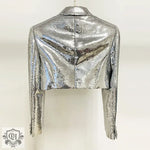 Sequin Jacket & Skirt Set - Clothing