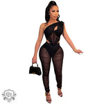 Sexy Mesh Two-Piece Set - S / Black - Clothing