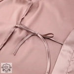 Summer Thin Solid Color Feather Pajamas Satin Ice Silk Simple Cheap Comfortable Women Nightgown - Quality Home Clothing| Beauty