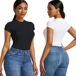 Women Clothing Sexy Solid Color Bottoming Shirt - Quality Home Clothing| Beauty