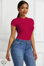 Women Clothing Sexy Solid Color Bottoming Shirt - Quality Home Clothing| Beauty