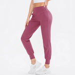 Women Loose Tappered Yoga Pants High Waist Slimming Casual Sports Trousers Elastic Training Fitness Pant - Quality Home Clothing| Beauty