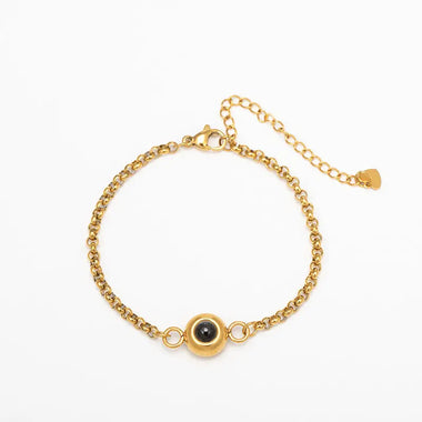 Fashion Simple Round Design Projection Bracelet -  QH Clothing