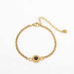 Fashion Simple Round Design Projection Bracelet -  QH Clothing