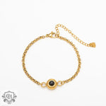 Fashion Simple Round Design Projection Bracelet -  QH Clothing