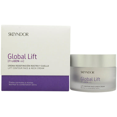 Skeyndor Global Lift Normal till Kombinerad Hud Lift Contour Ansikts- och Halskräm 50ml - Skin Care