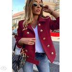 Sleek and Stylish Double-Breasted Jacket - Quality Home Clothing | Beauty