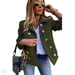 Sleek and Stylish Double-Breasted Jacket - Quality Home Clothing | Beauty