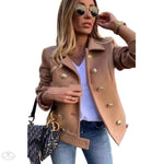 Sleek and Stylish Double-Breasted Jacket - Quality Home Clothing | Beauty