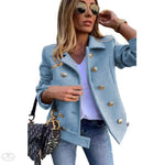 Sleek and Stylish Double-Breasted Jacket - Quality Home Clothing | Beauty