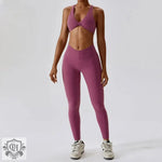 Sexy Beauty Back Yoga Clothes Outer Wear Pilates Running Fitness Exercise Yoga Suit Women - Quality Home Clothing| Beauty